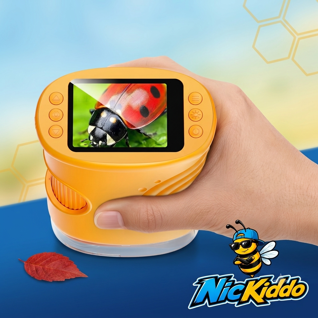 KiddoScope 1000X Digital Pocket Microscope for Kids