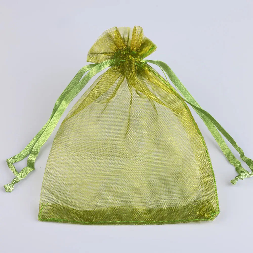 50 PCS Organza Gift Bags with Drawstring | Party Favor & Jewelry Pouches