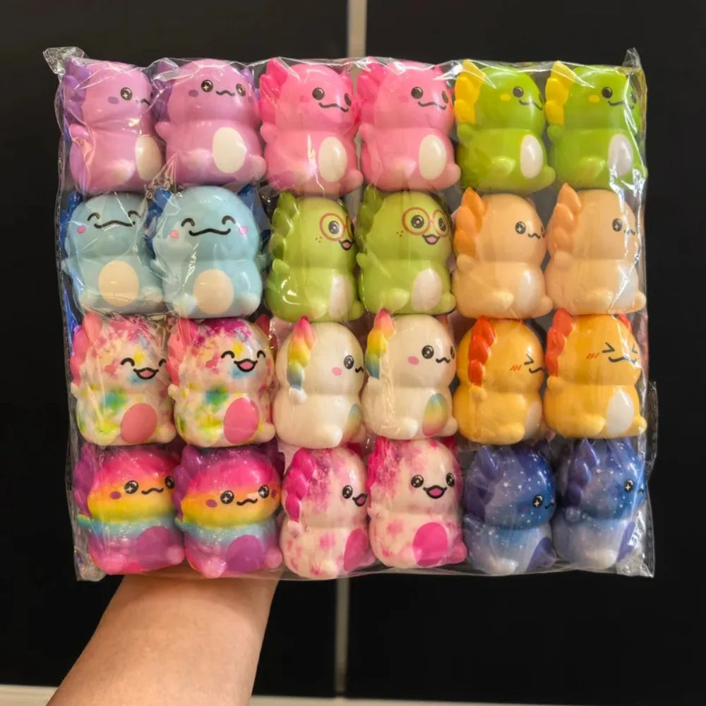 Cute Mini Newt Squishy Toys – Slow Rising Stress Relief Set (12 & 24 Pack)