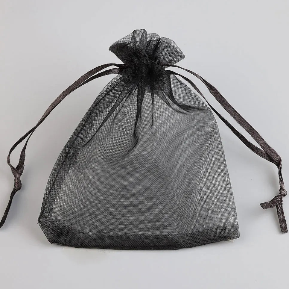 50 PCS Organza Gift Bags with Drawstring | Party Favor & Jewelry Pouches