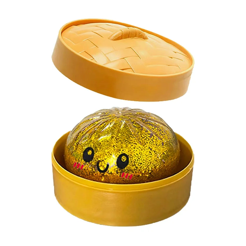 Sparkle Dumpling Squishy™ – Glitter Sensory Squeeze Toy for Kids