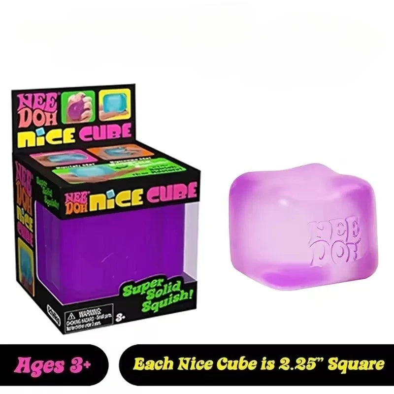 Nice Cube Sensory Stress Ball – Soft Squishy Fidget Toy for Kids & Adults