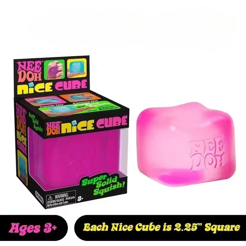 Nice Cube Sensory Stress Ball – Soft Squishy Fidget Toy for Kids & Adults