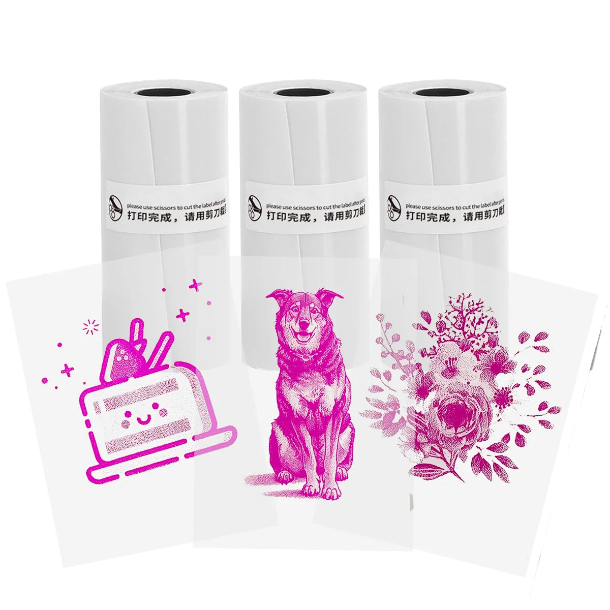 Mini Bluetooth Thermal Sticker Printer for Kids | Inkless Pocket Photo Printer