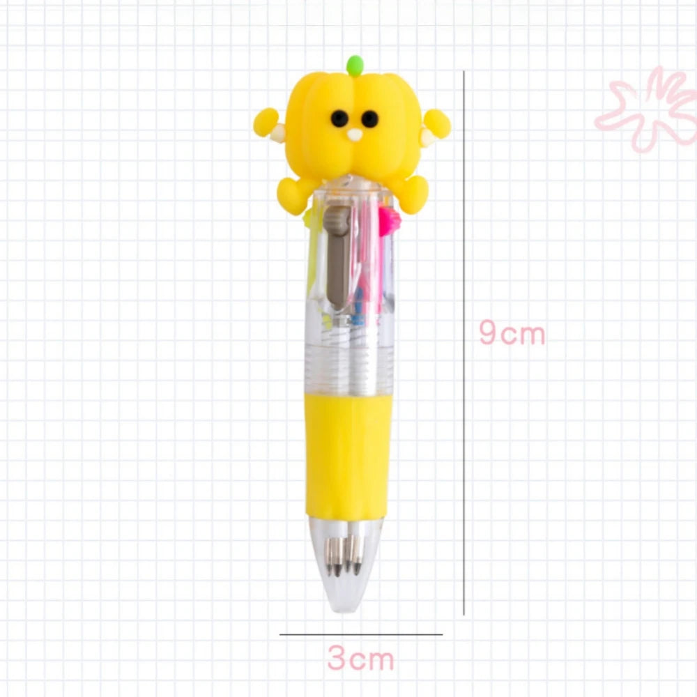 Stylos de dessin animé 4 couleurs pour enfants – Ensemble de stylos d'écriture multicolores (lot de 5, 10, 20 et 30)